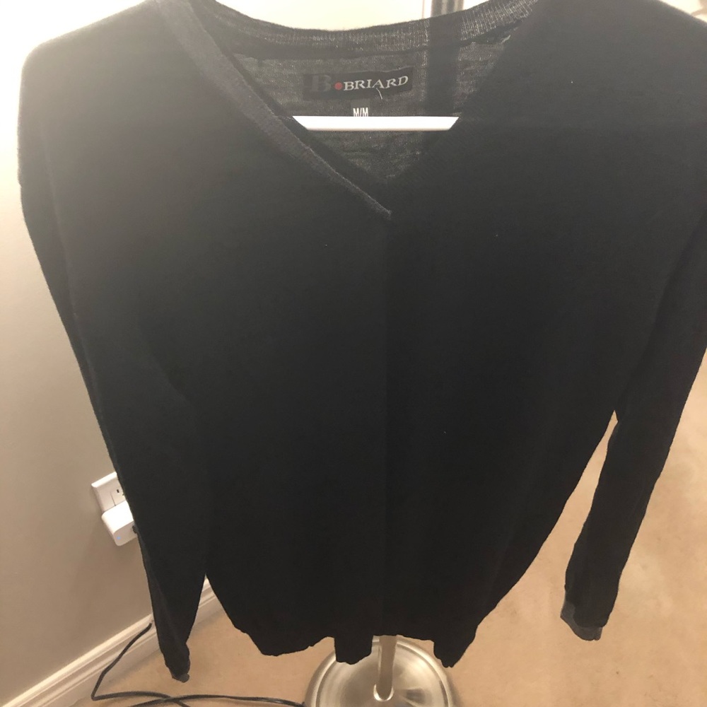 💜 Staple Briard v-neck Sweater mens Size M!!